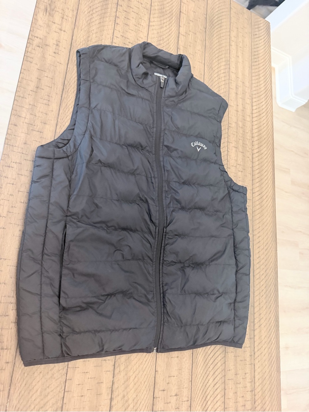 Callaway Black Quilted Puffer Vest